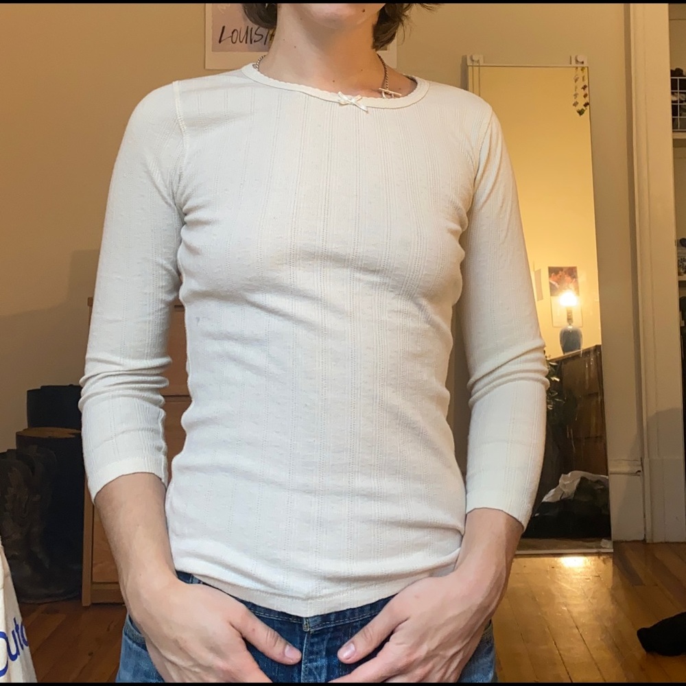 Doen Cream Annie Tee Size Small